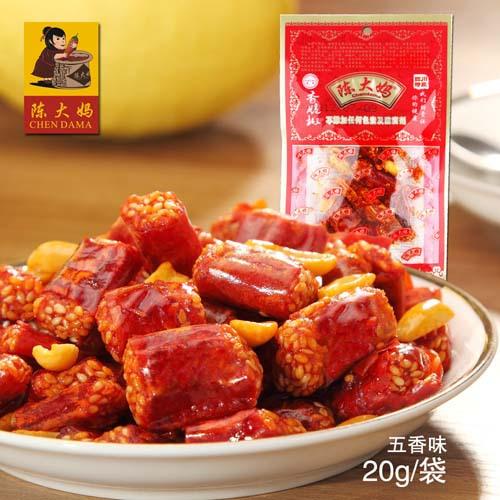 休闲食品零食批发厂家陈大妈香脆椒20g